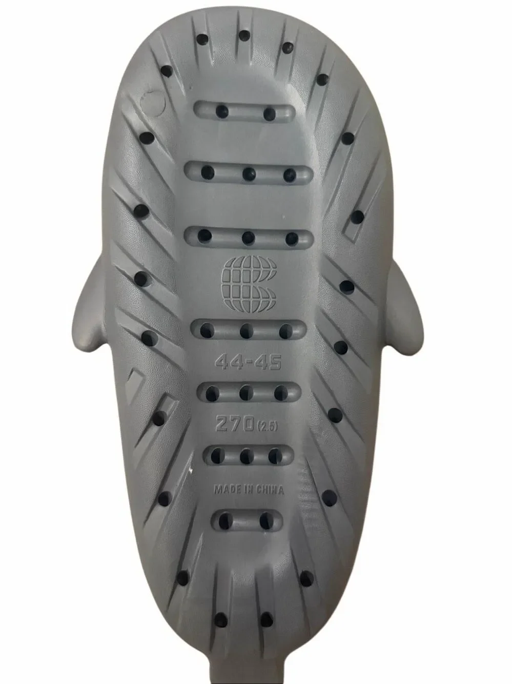 Shark Slides - grey- size 44-45 (11-11.5)